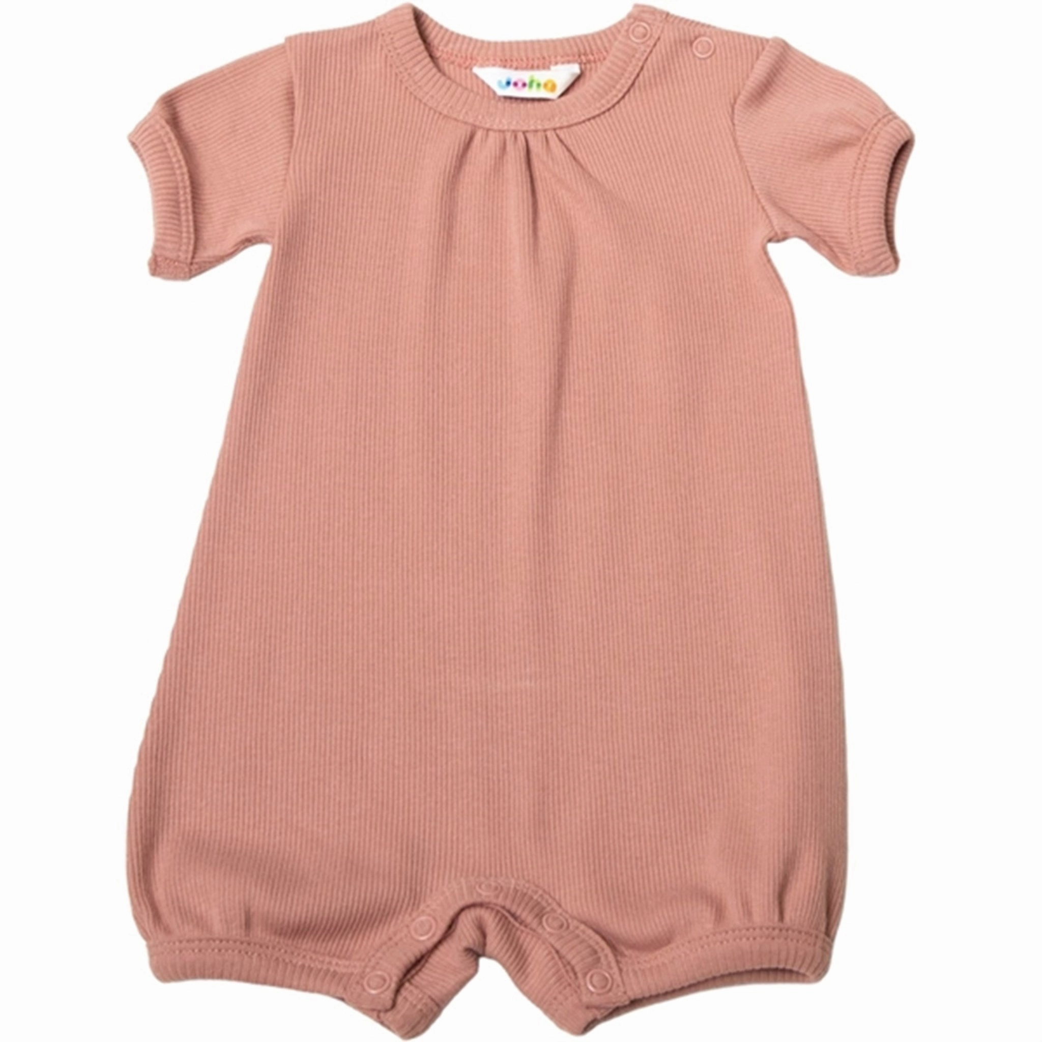 Sharp Neutral Vacation Unisex Joha Cotton Old Rose Summer Romper