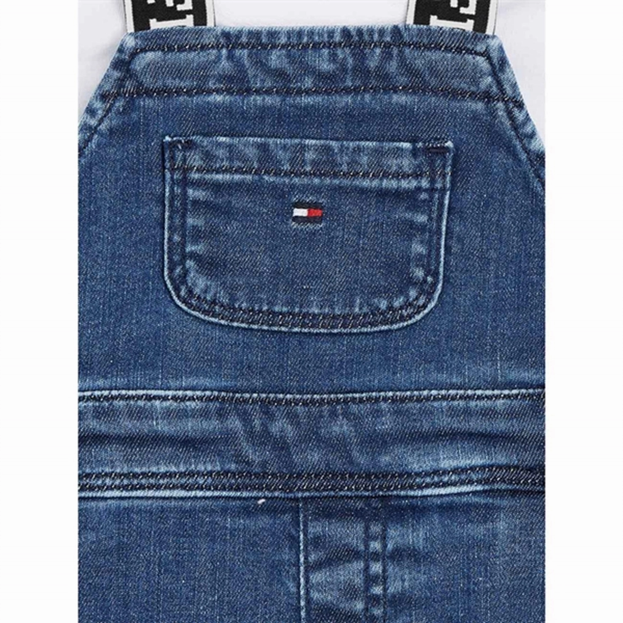 Casual Comfort Wear MoistureWickingFabric Tommy Hilfiger Baby Denim Dungaree Set Denim Medium