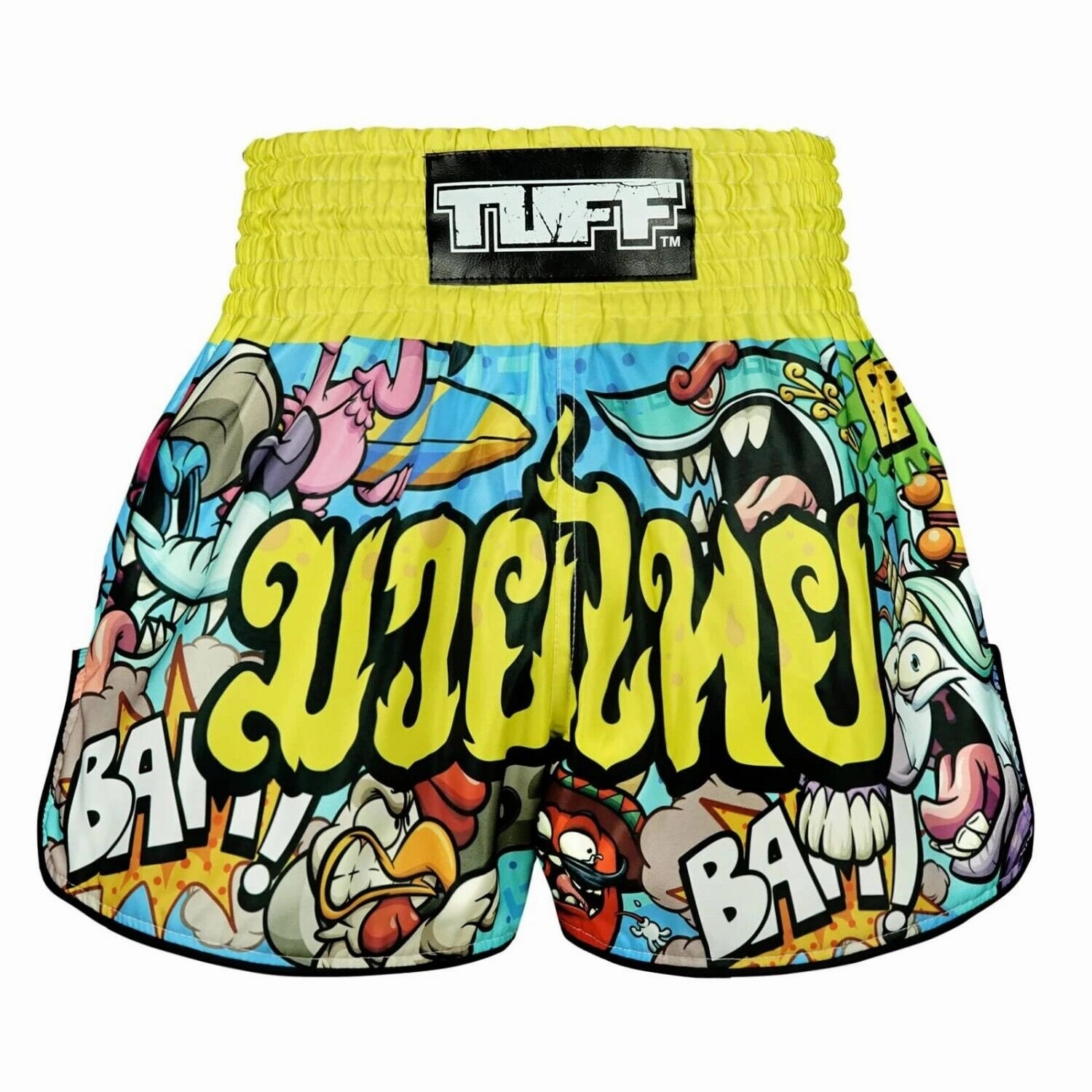 TUFF Kids Muay Thai Shorts Ready To Rumble RMS106 Recycled Material NoChafeFinish