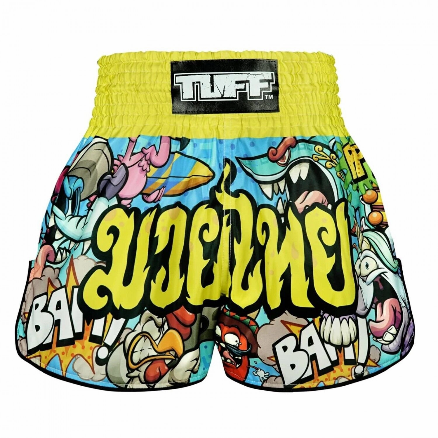 stain resistant coating Warm Days TUFF Kids Muay Thai Shorts Ready To Rumble RMS106