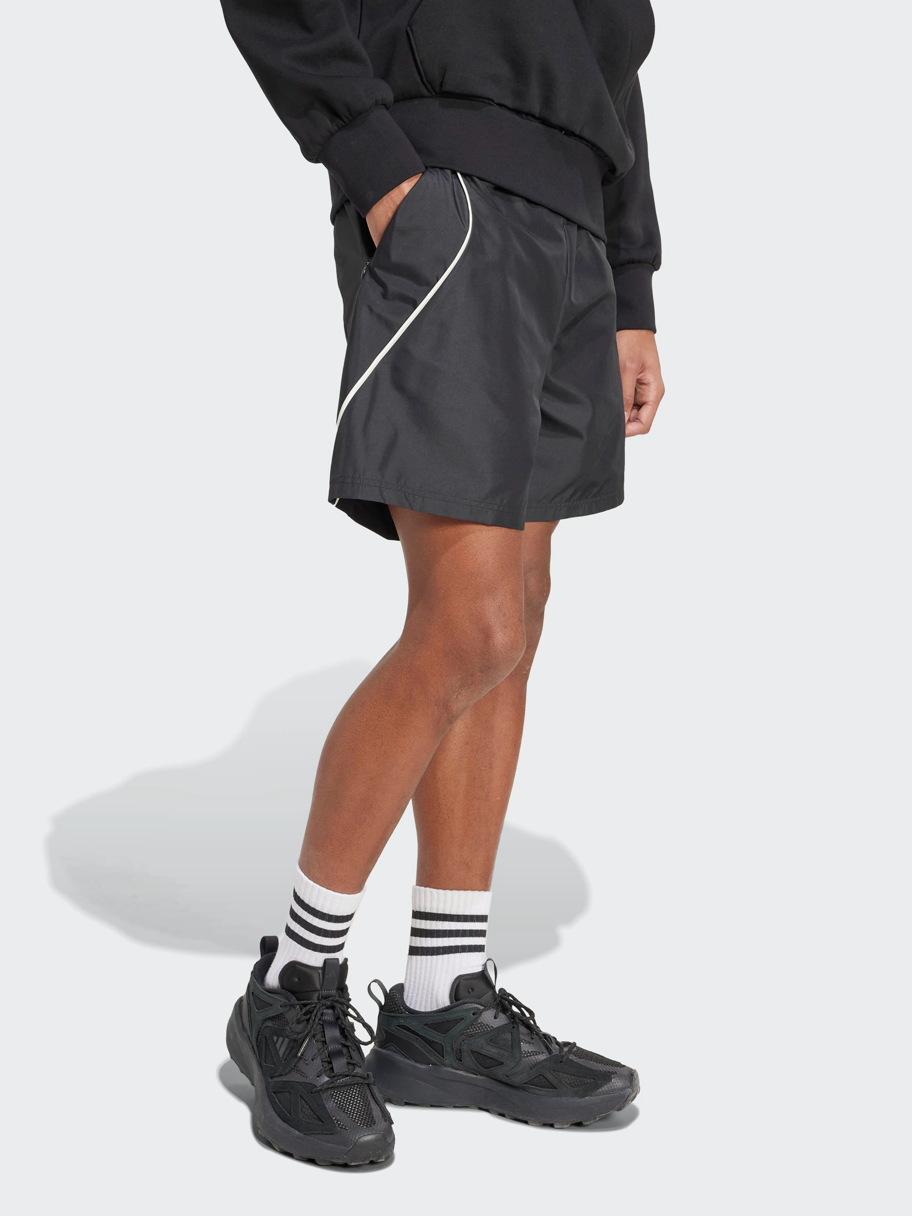 Stretch Woven Fabric Stadium Shorts