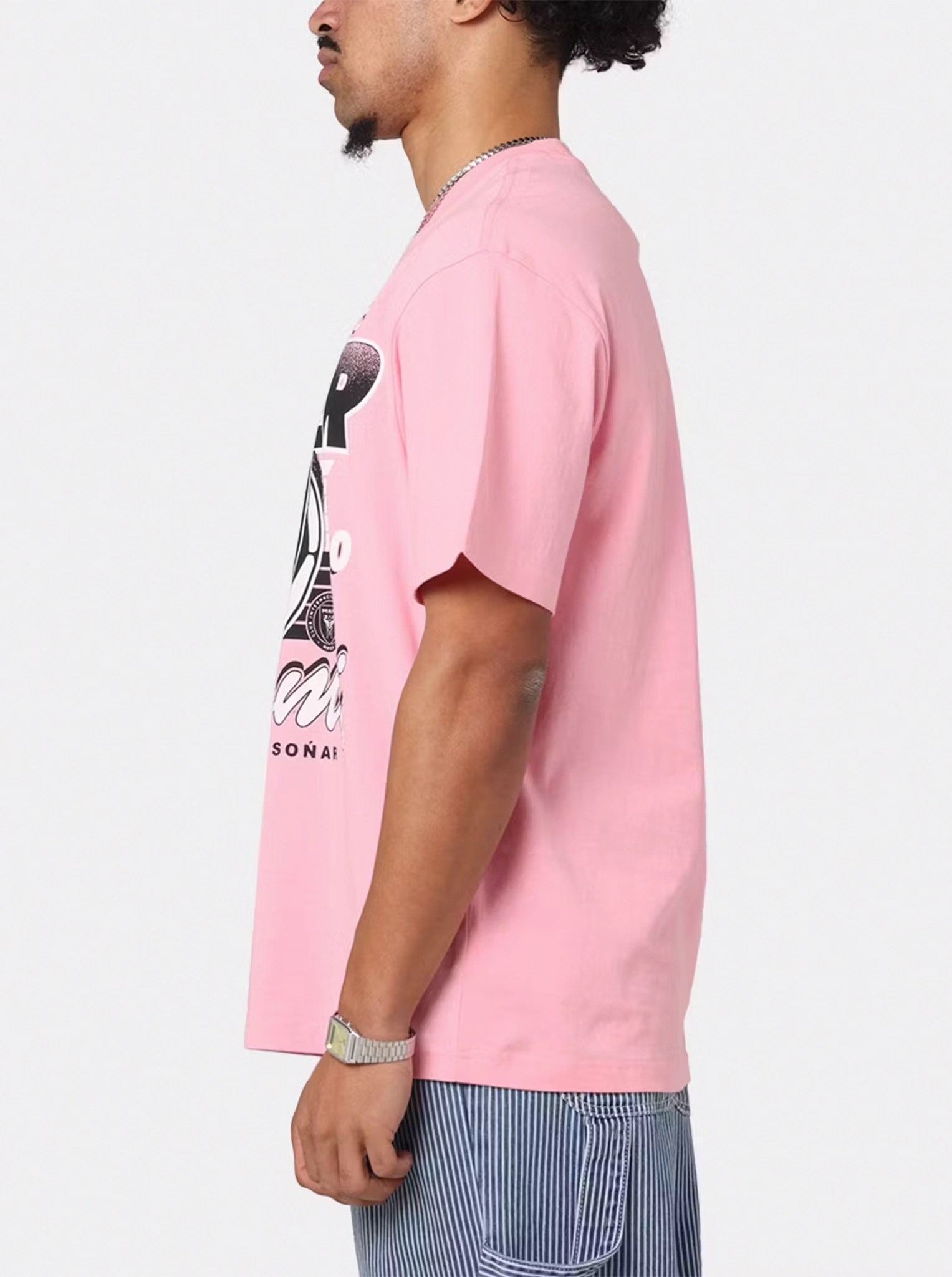 Simple Look Inter Miami CF Flaming Ball T-Shirt