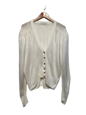 White Knitted Cardigan (Size XL) Travel Essential