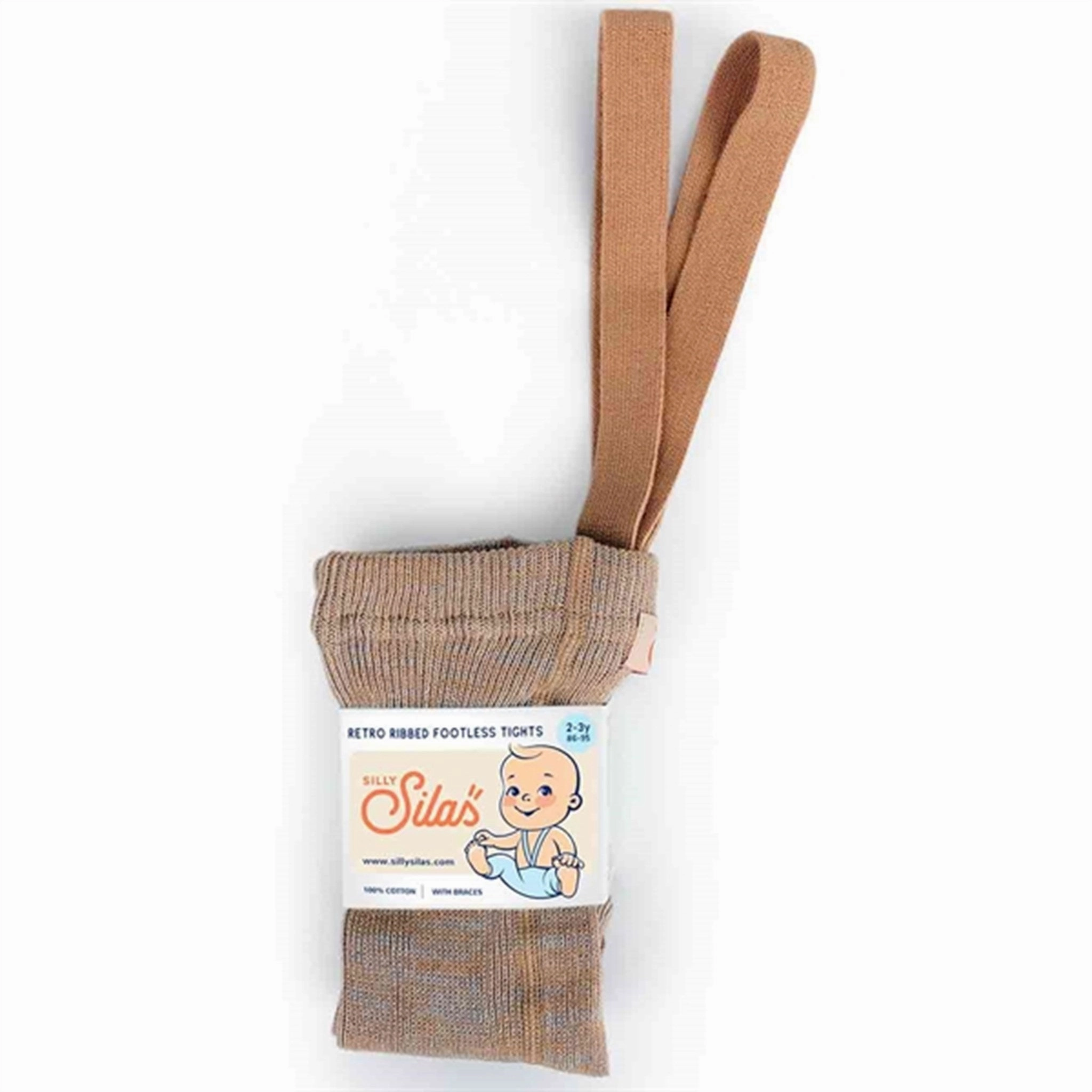 Eco Shopper Pilates Session Silly Silas Footless Tights Silverly Brown