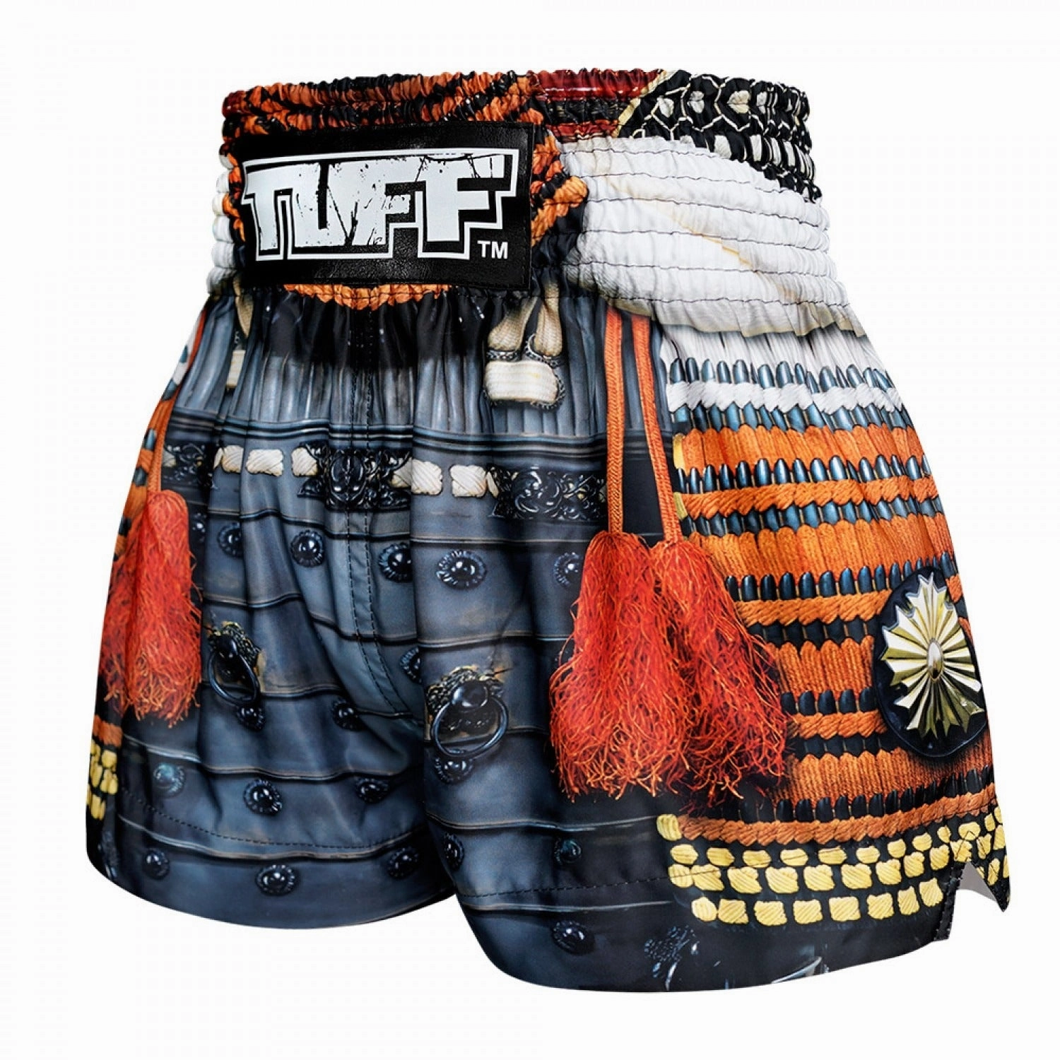 TUFF Muay Thai Shorts Ashigaru MS656 Samurai High Durability Blend mesh ventilation