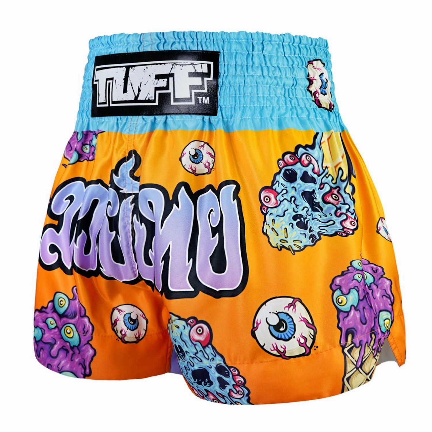 Active Style All Day Comfort Fit TUFF Muay Thai Shorts Eye Scream MS681