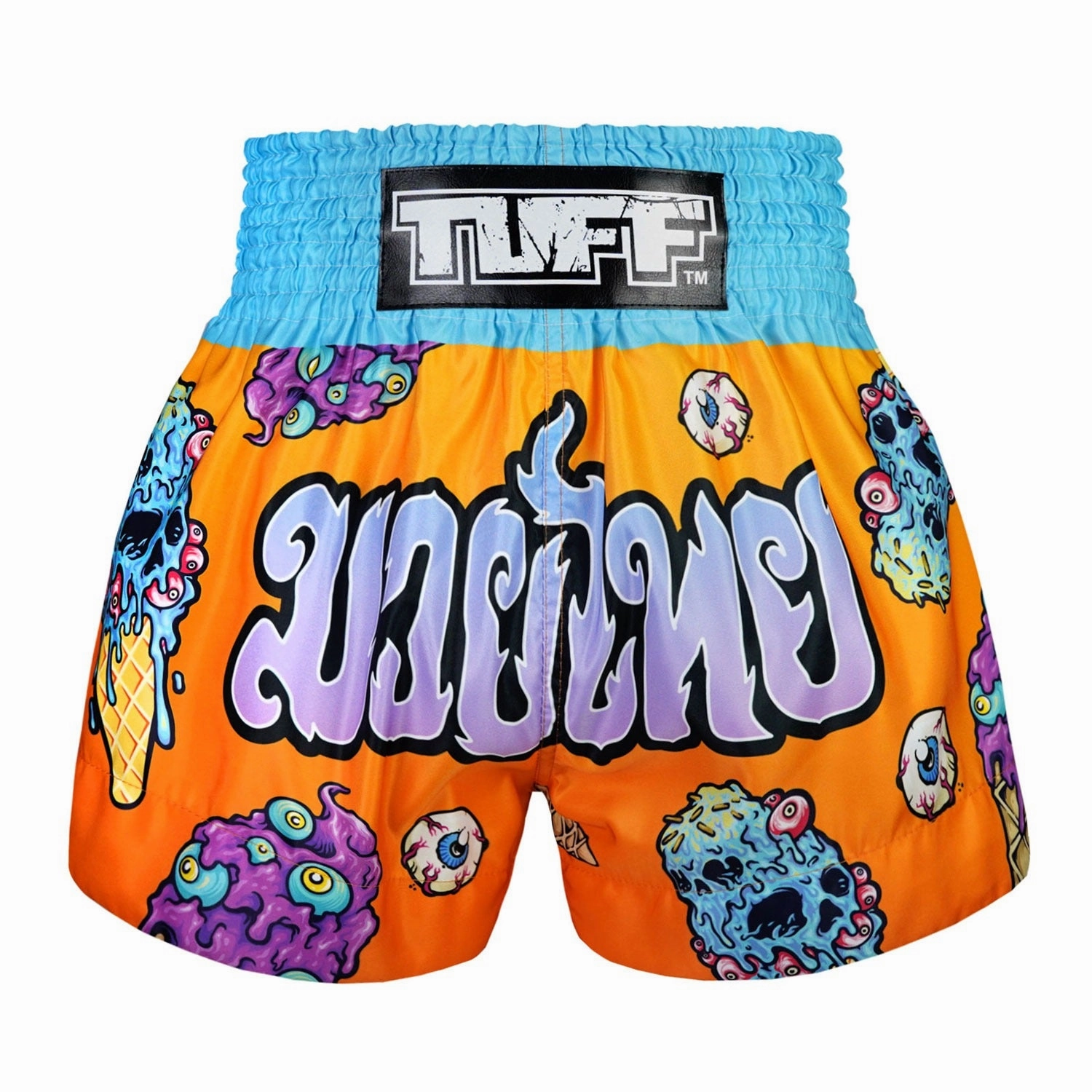 Lace trim TUFF Muay Thai Shorts Eye Scream MS681