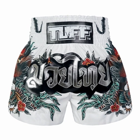 Reflective accents Multi Directional Flex TUFF Muay Thai Shorts Origin of Thai Rooster MS677