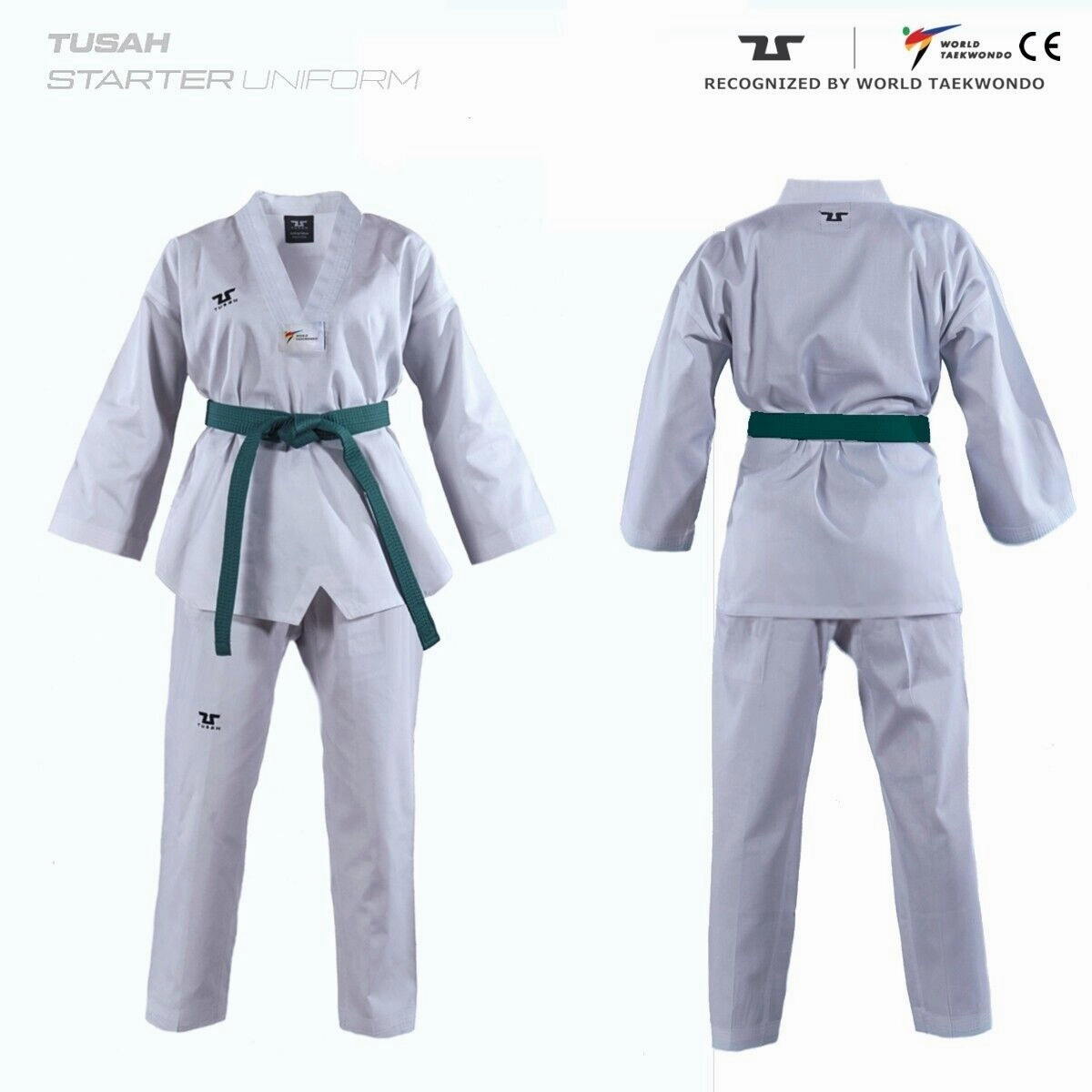 Tusah Taekwondo Uniform WT Approved Adult Dobok Handmade