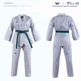 Tusah WT Approved Kids Taekwondo Dobok detail
