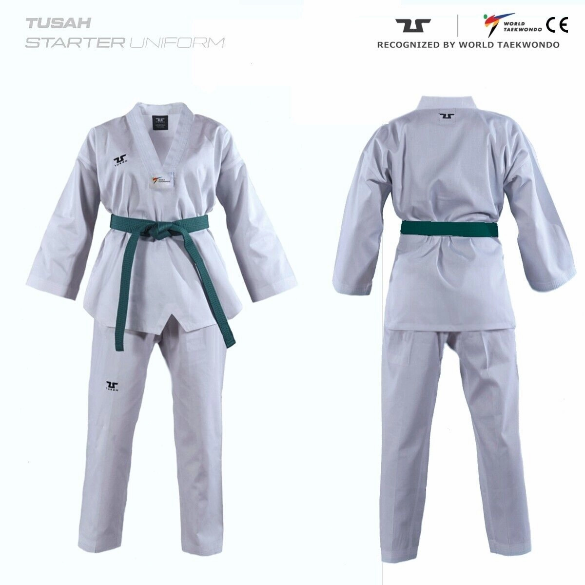 Tusah WT Approved Kids Taekwondo Dobok detail