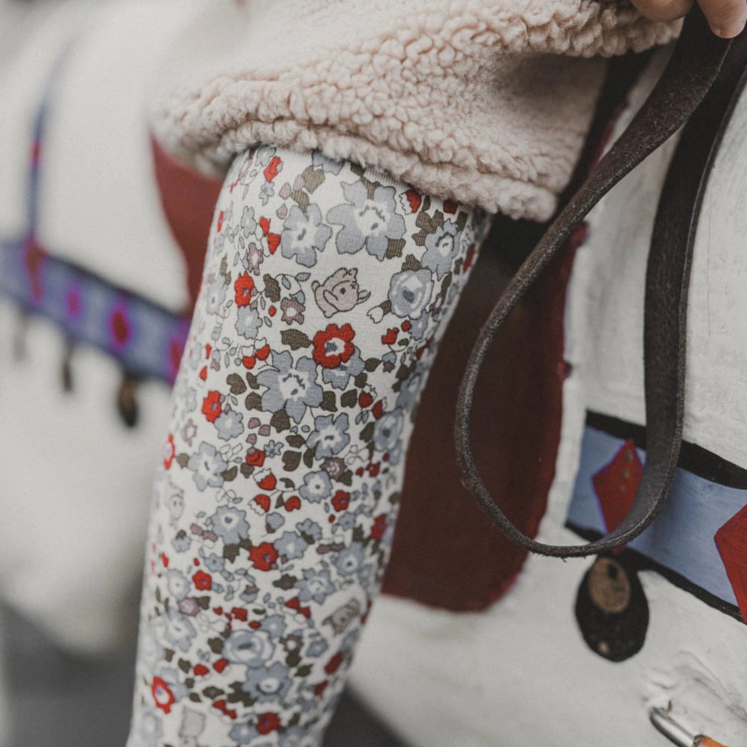 That's Mine Flora Bunnies Rouge Elois Leggings Comfortable Stretch Fit