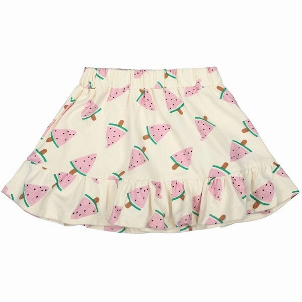 THE NEW Siblings White Swan Watermelon AOP Kaya Skirt Winter Staple One size fits most