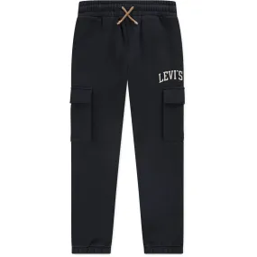 Levi's Jet Black Cargo Jogger Biodegradable badminton