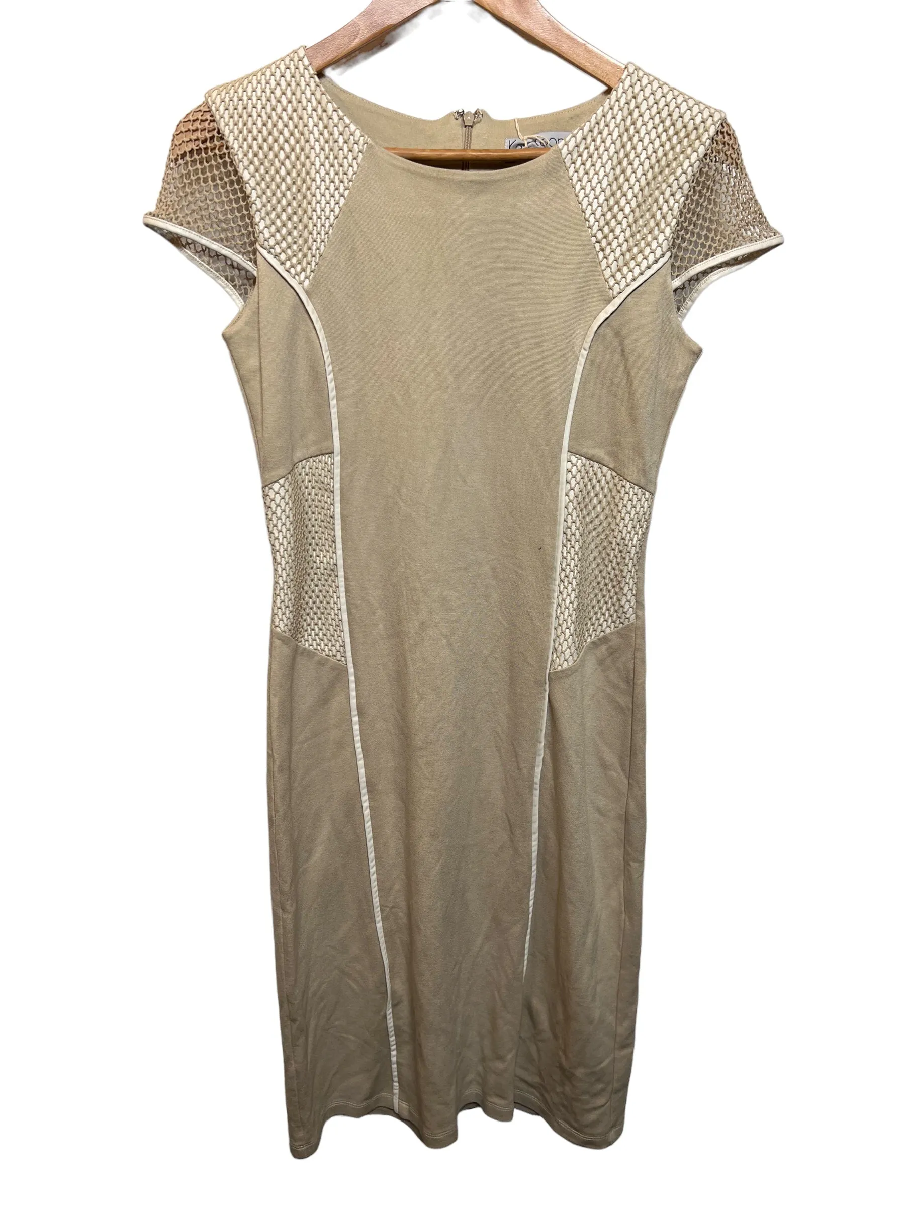 Kate Cooper Women??s Cream Dress (Size M) Versatile dress for layering Tall-Fit