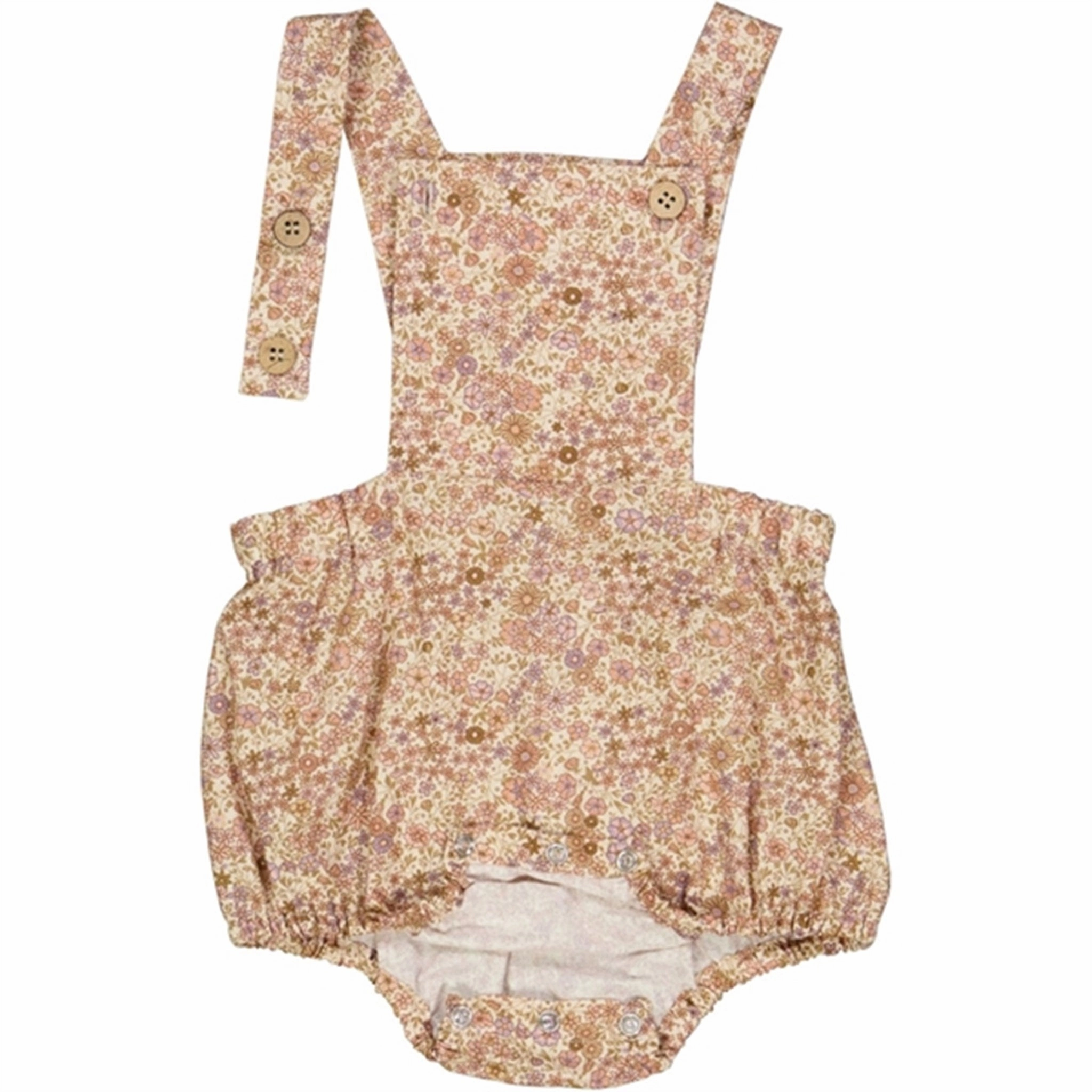 Holiday Dance Loose Unique Wheat Clam Flowers Ofelia Romper