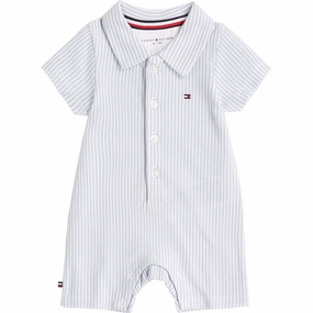 Tommy Hilfiger Breezy Blue Ithica Stripe Shortall Weekend Teen