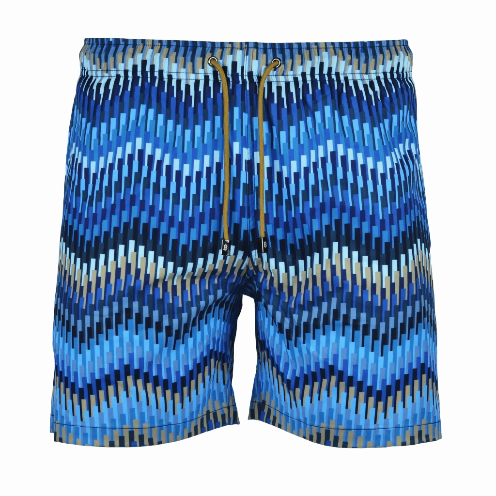 Back pockets Moda Bandidos Line Zig Swim Short Men