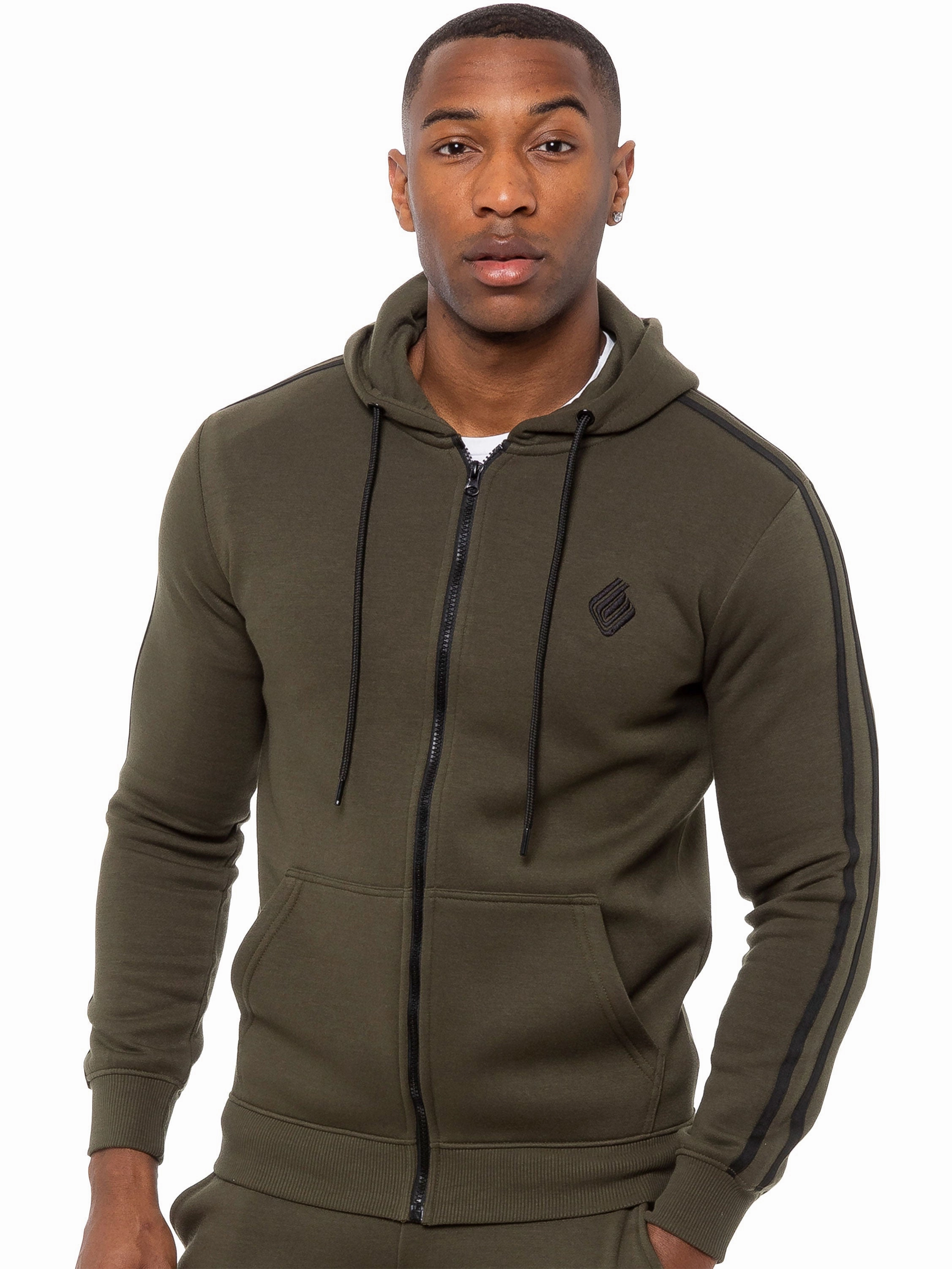 Cozy Energy Mens Casual Zip Up Tracksuit Jacket | Enzo Designer Menswear