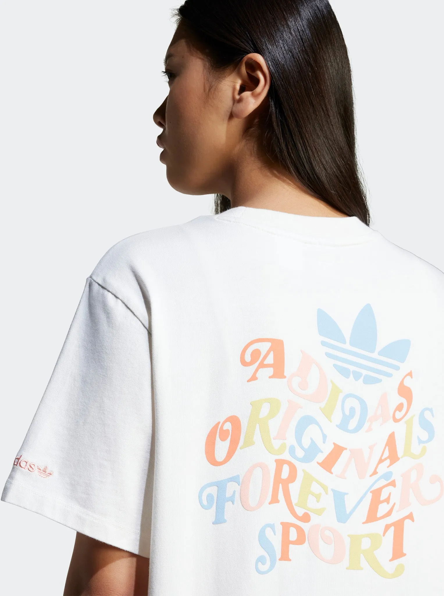 Eco Conscious Production Trefoil Series Forever Originals Loose T-Shirt