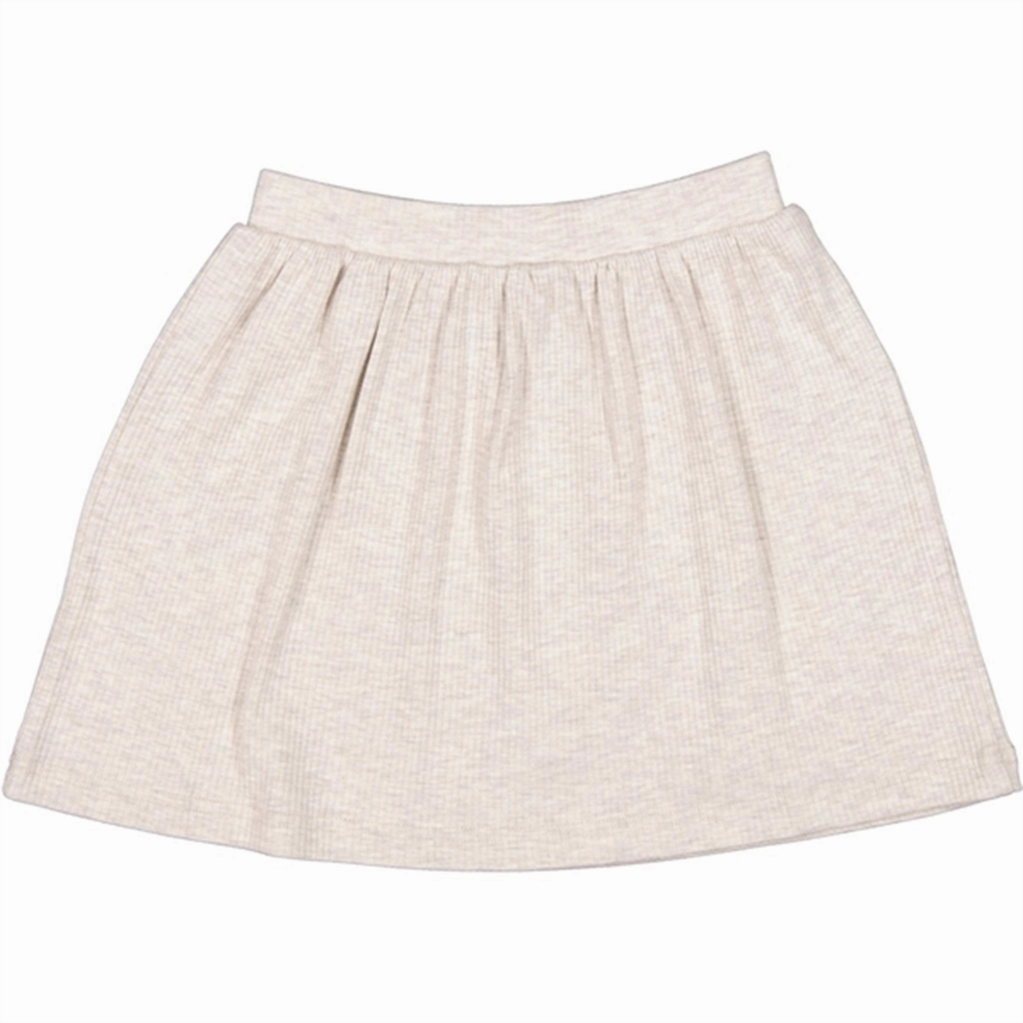 MarMar Modal Beige Melange Skirt Trendy Style Daily Essential