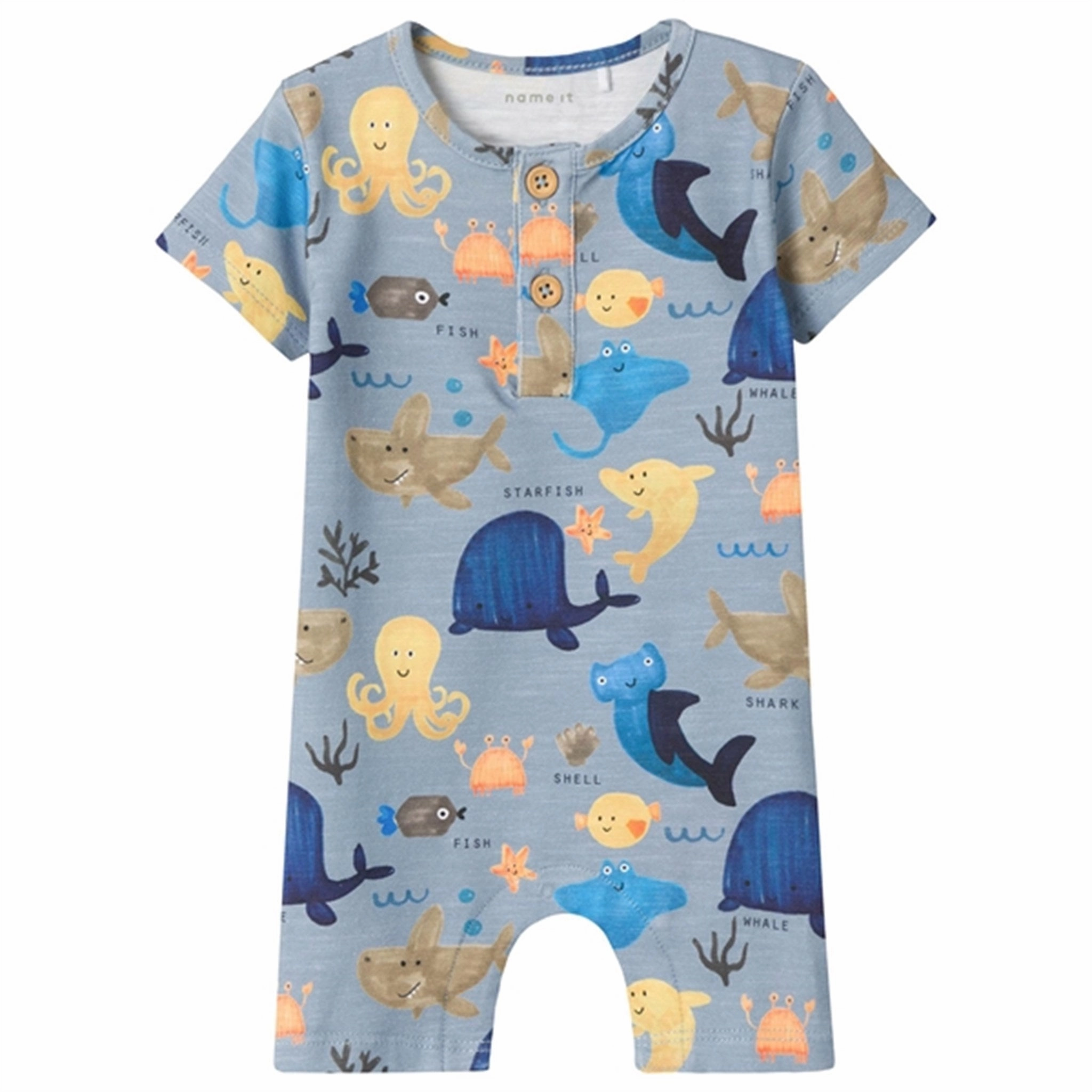 Loose Boy Name it Dusty Blue Harim Onesie
