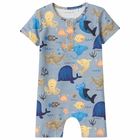 Loose Boy Name it Dusty Blue Harim Onesie