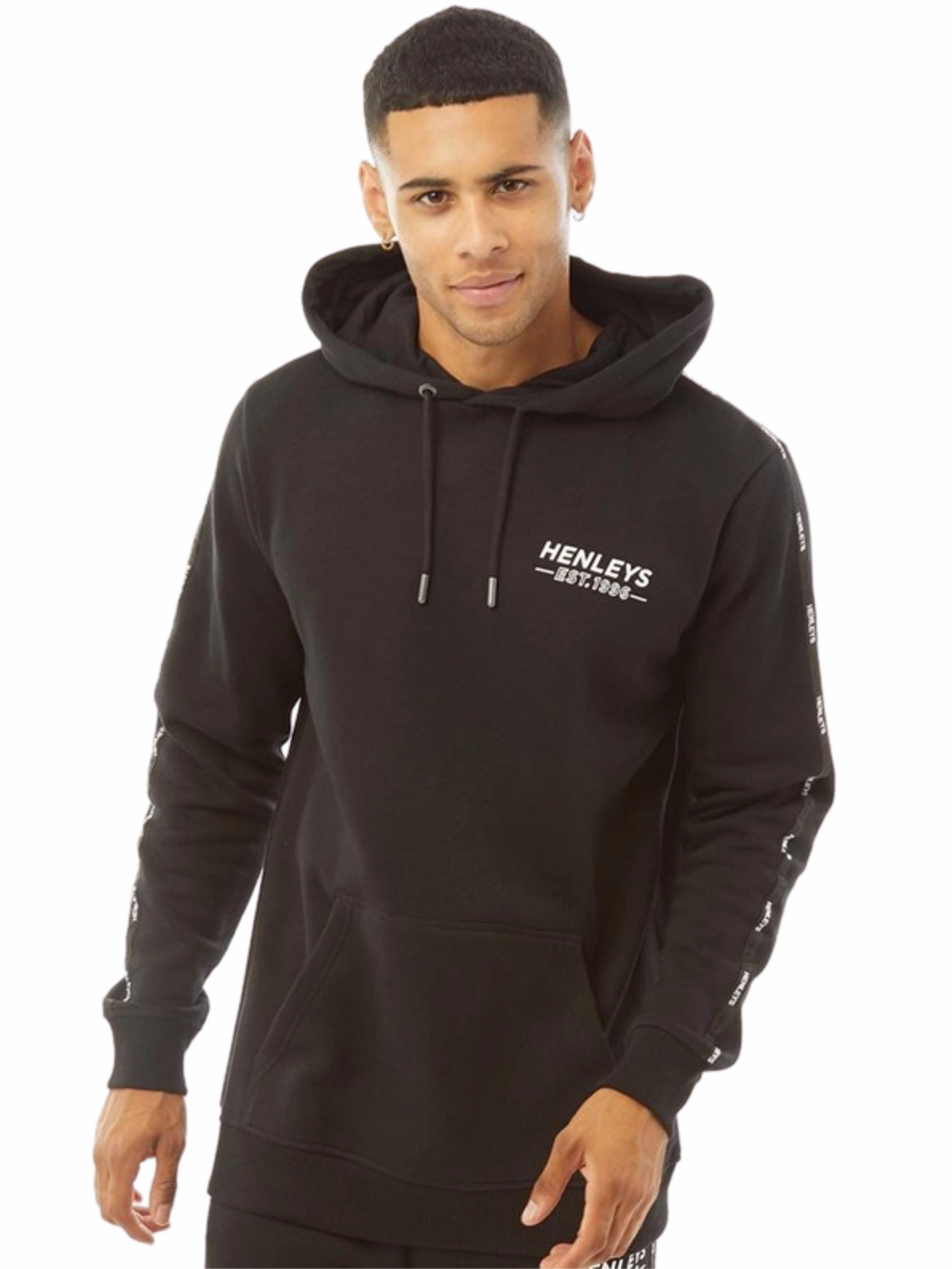 Henleys | Mens Fleece Hoodie Statement Piece