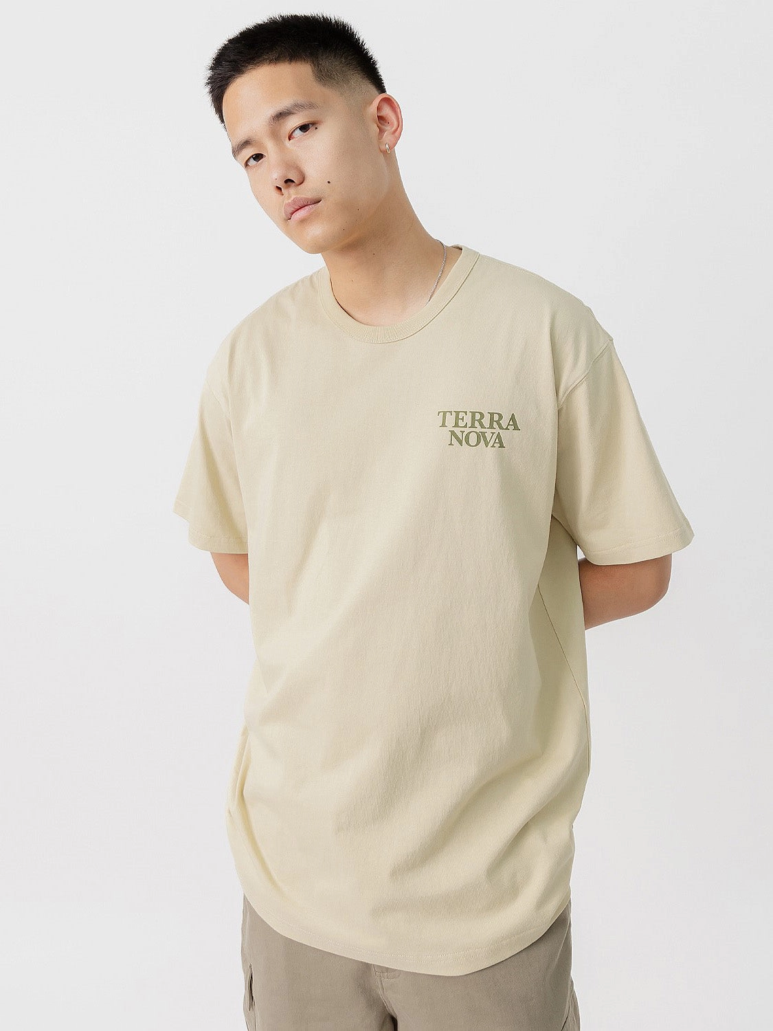 Collared Structured silhouette Bronco Graphic Tee