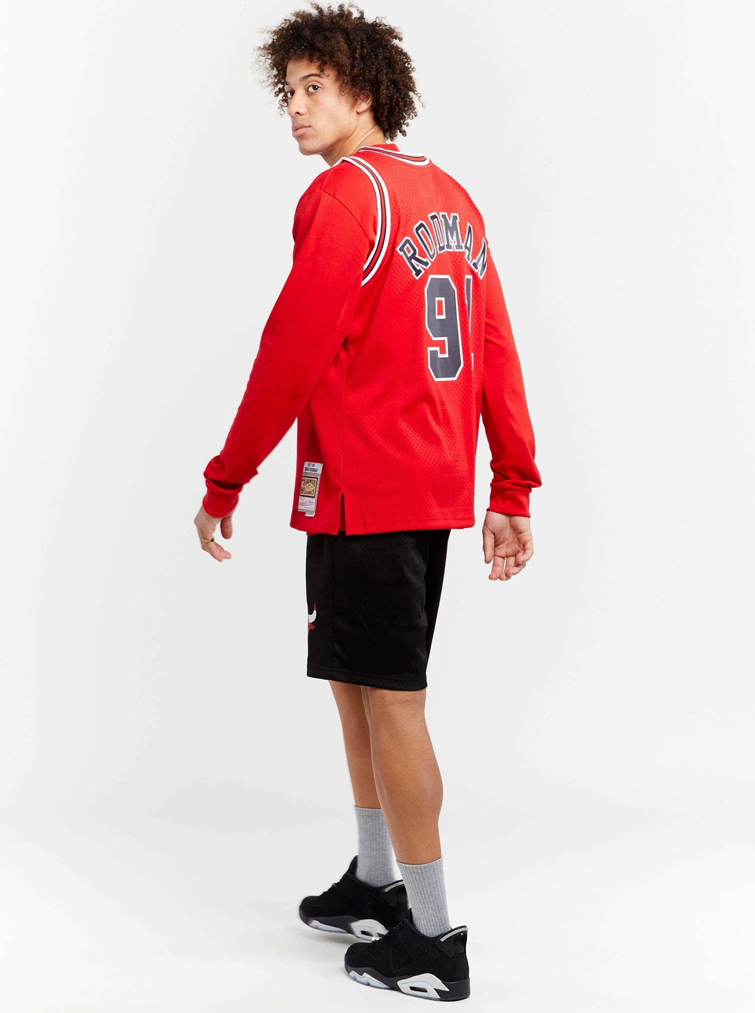 Chicago Bulls Dennis Rodman 97-98 Swingman Jersey Perfect for Any Outfit Non Toxic Printing
