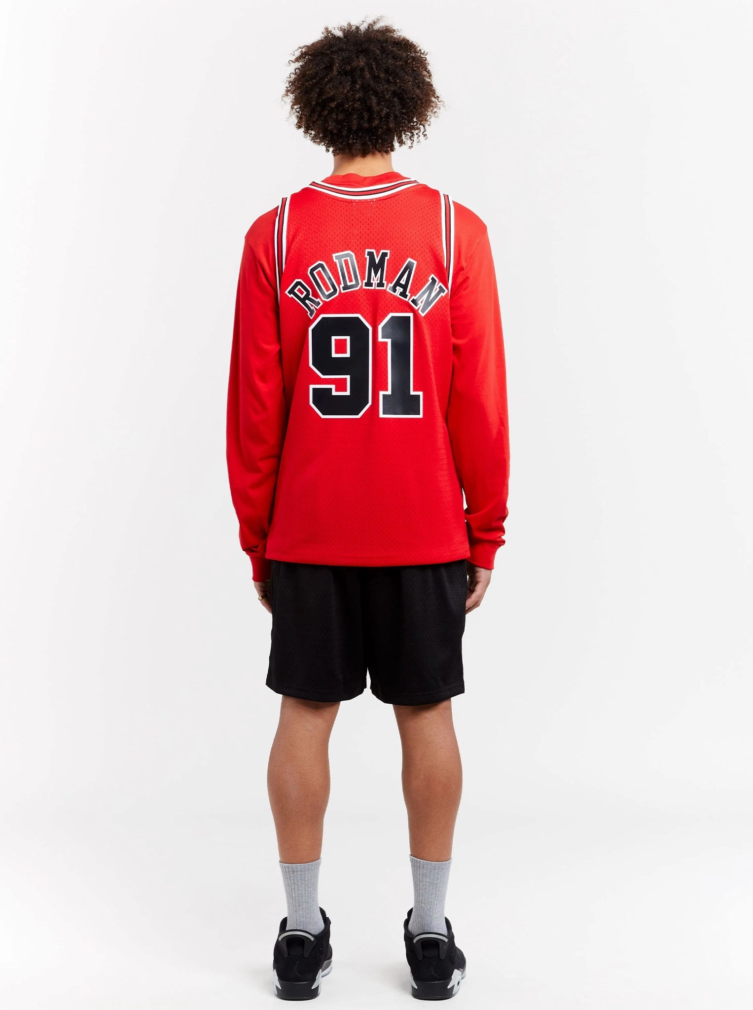 Holiday Outfit Chicago Bulls Dennis Rodman 97-98 Swingman Jersey