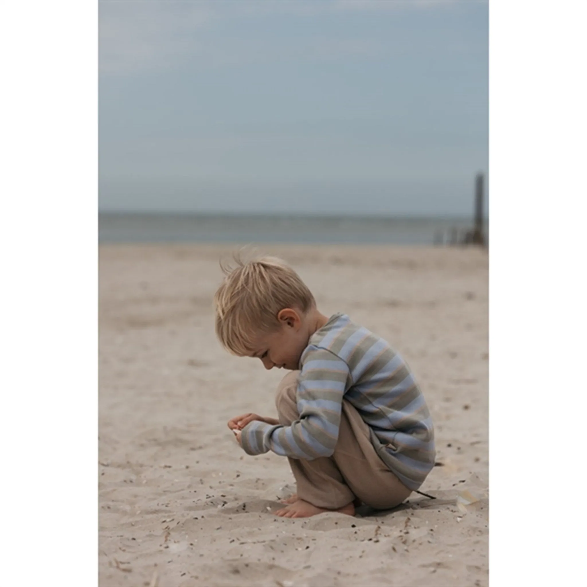 Petit Piao? Simply Taupe Sweatpants Waffle global Pocketed