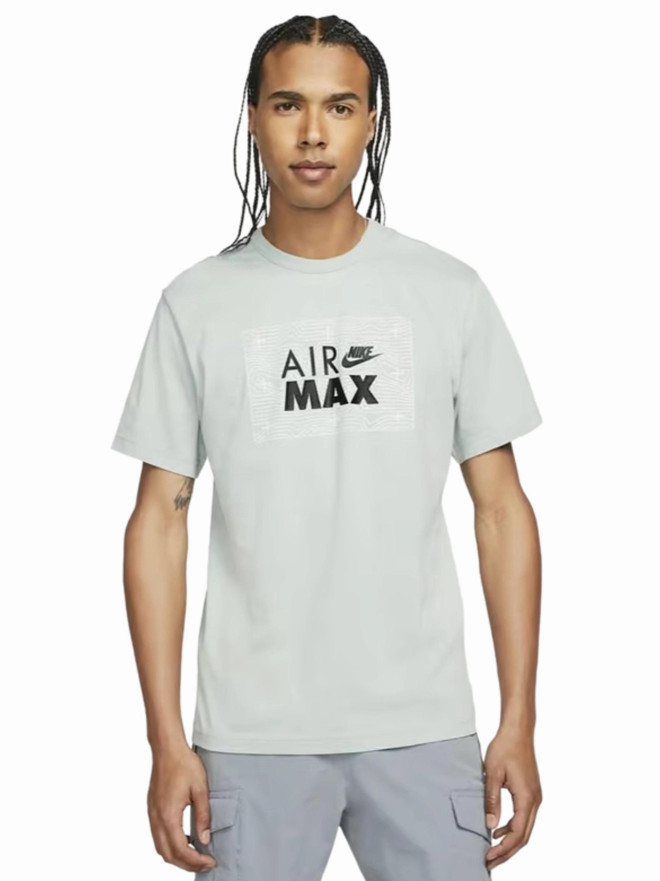 Non Restrictive Silhouette LightweightBlend Nike | Air Mens Retro T-Shirt