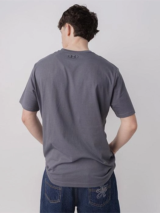 print design Easy-Going Style Left Chest Logo Short Sleeve Tee