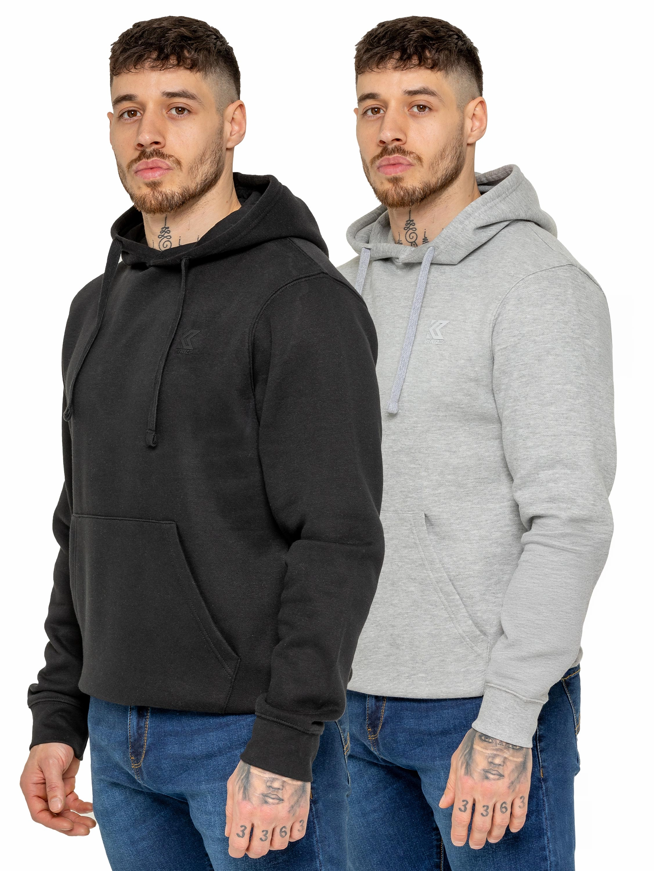 Porcupine like Kruze | Mens Fleece Hoodie 2 Pack