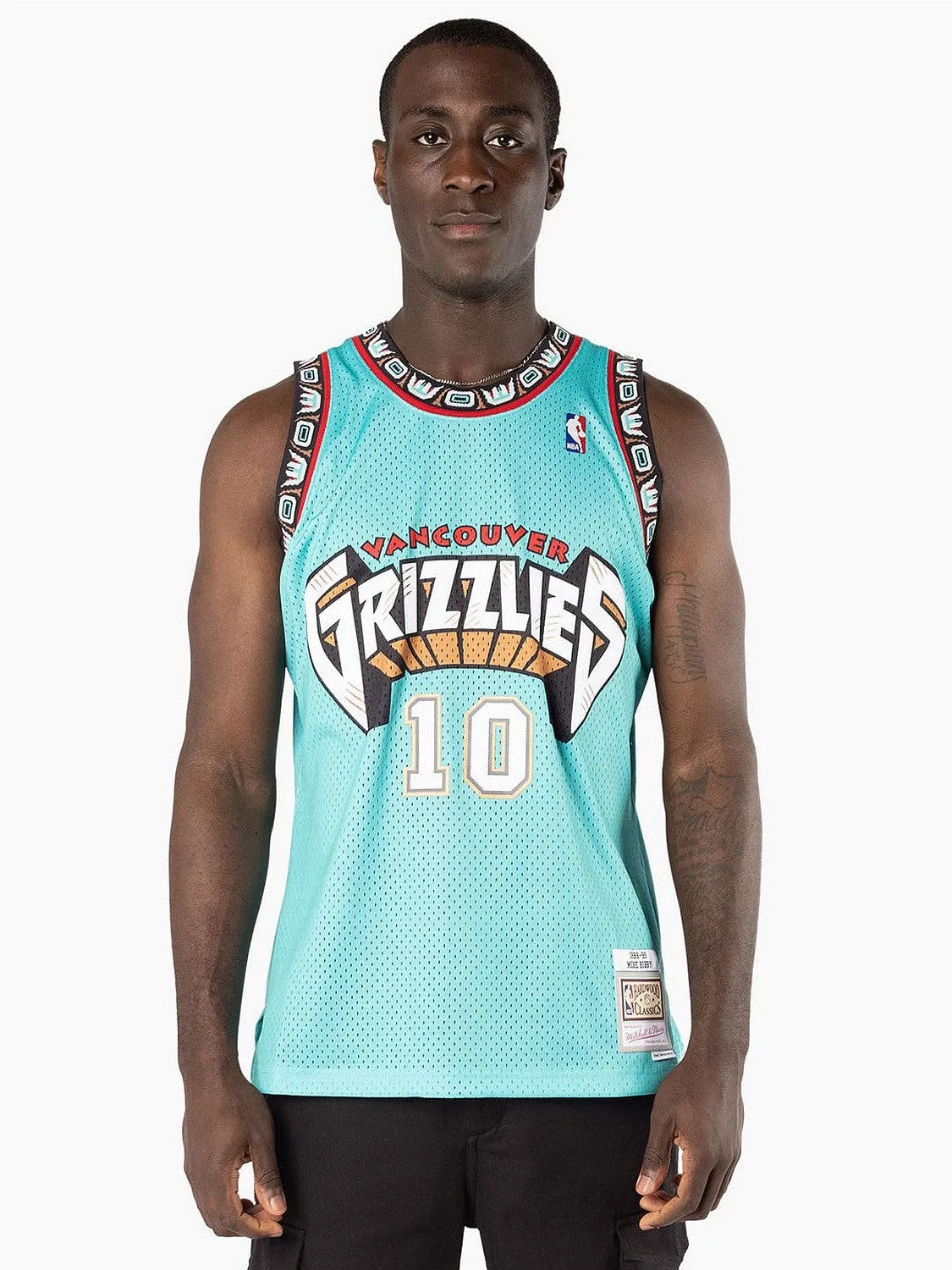 Laser Cut Ventilation Vancouver Grizzlies 98-99 Mike Bibby Swingman Jersey