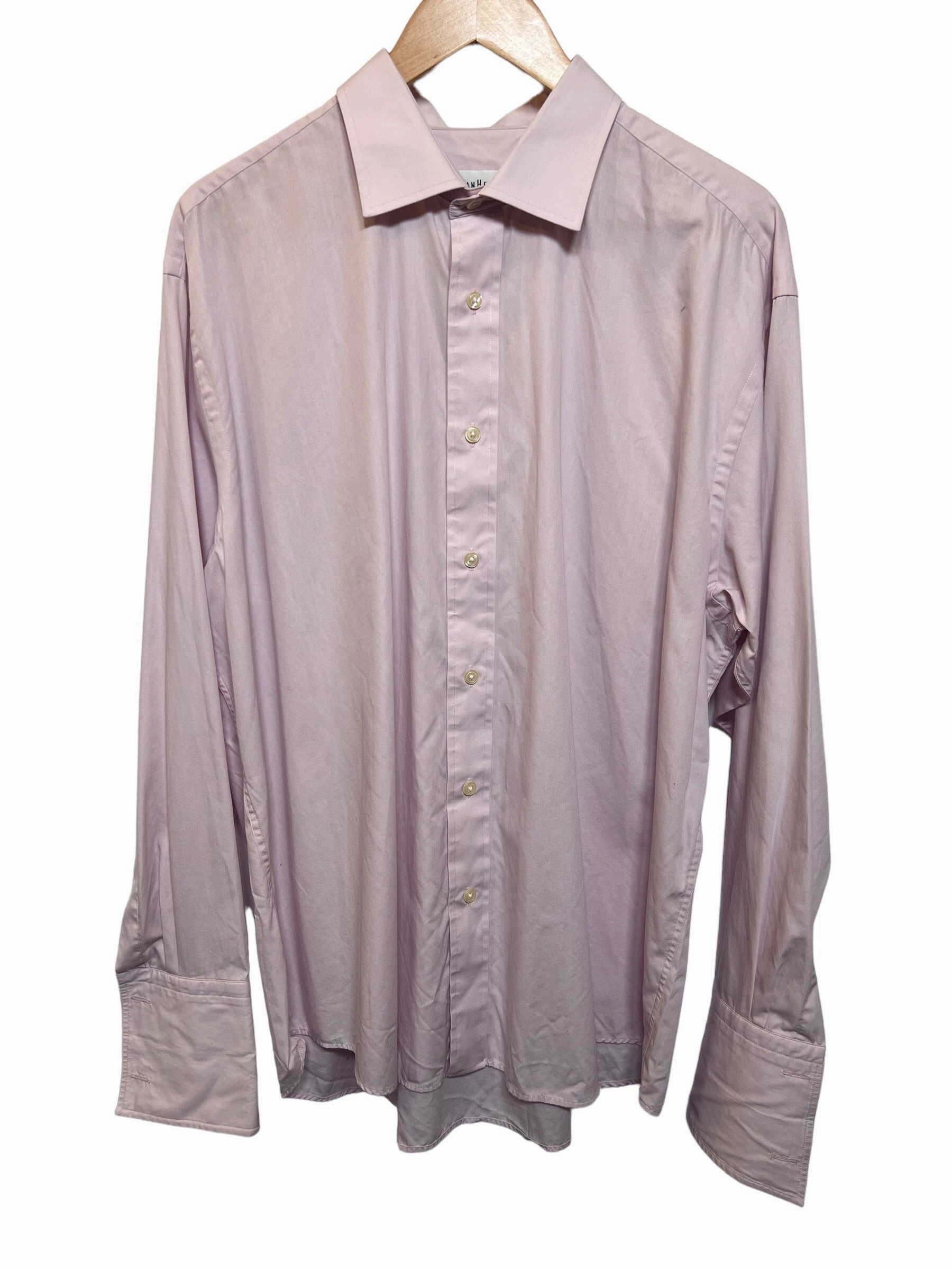 Vanheusen Pink Formal Shirt (Size XL) Sophisticated Look Trendsetter Choice