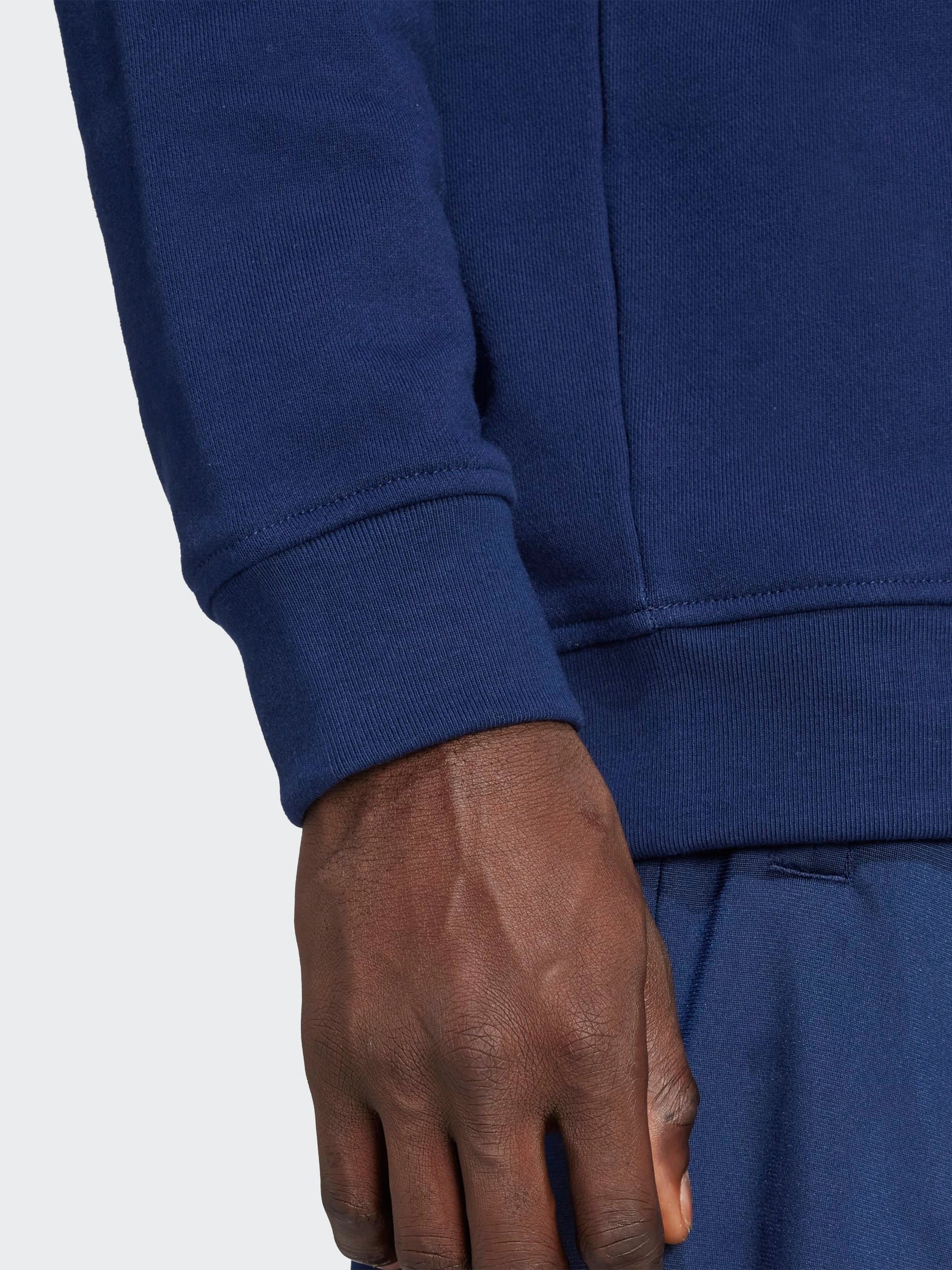 Varsity Loose Half-Zip College Outfit Multi Panel Construction