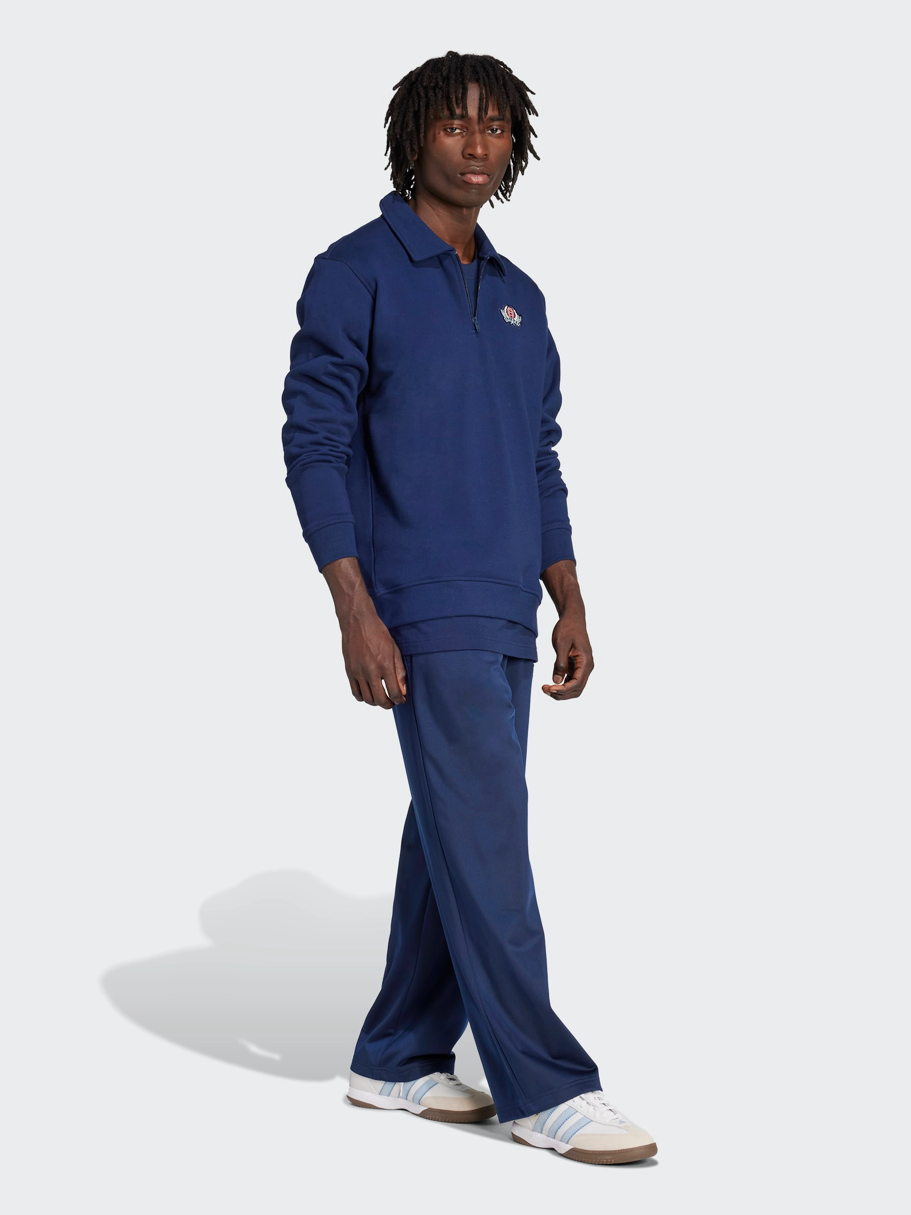 flight travel Odor Resistant Coating Varsity Loose Half-Zip