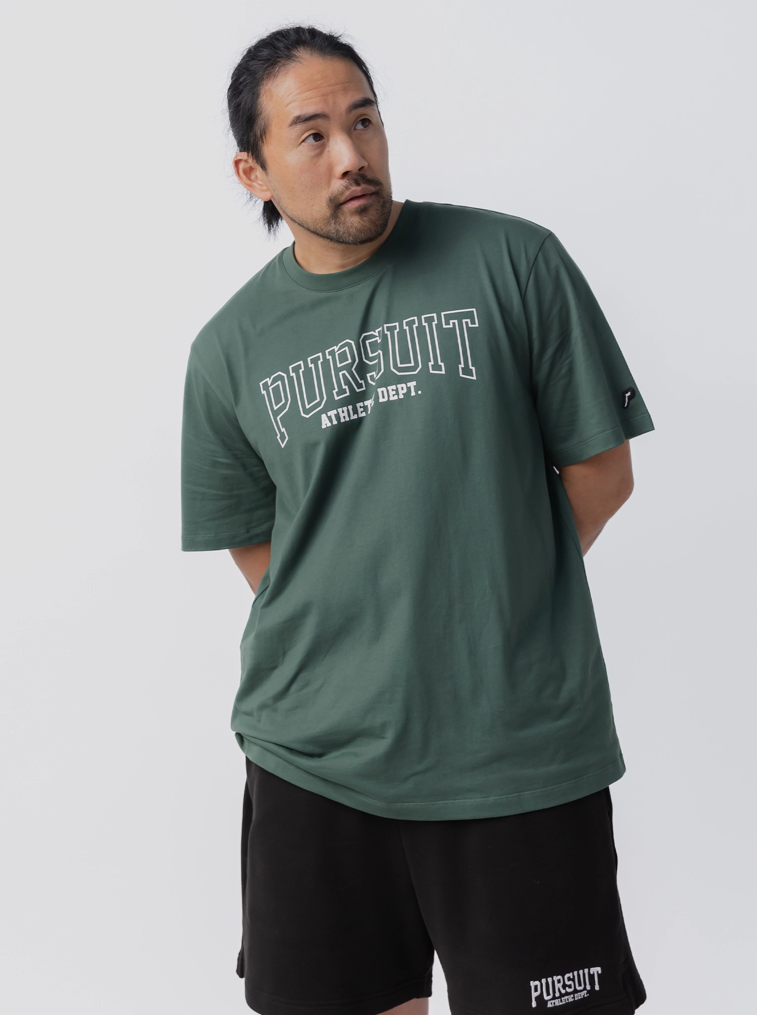 Varsity Track Tee in Stadium Green Fresh Trend ReinforcedShoulderPanels