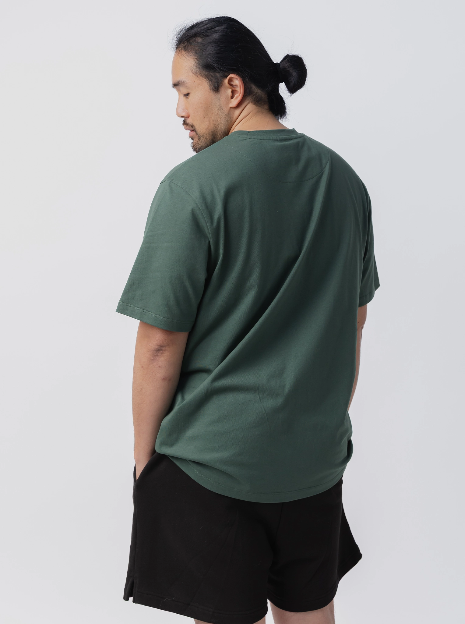 Varsity Track Tee in Stadium Green regular but not boring