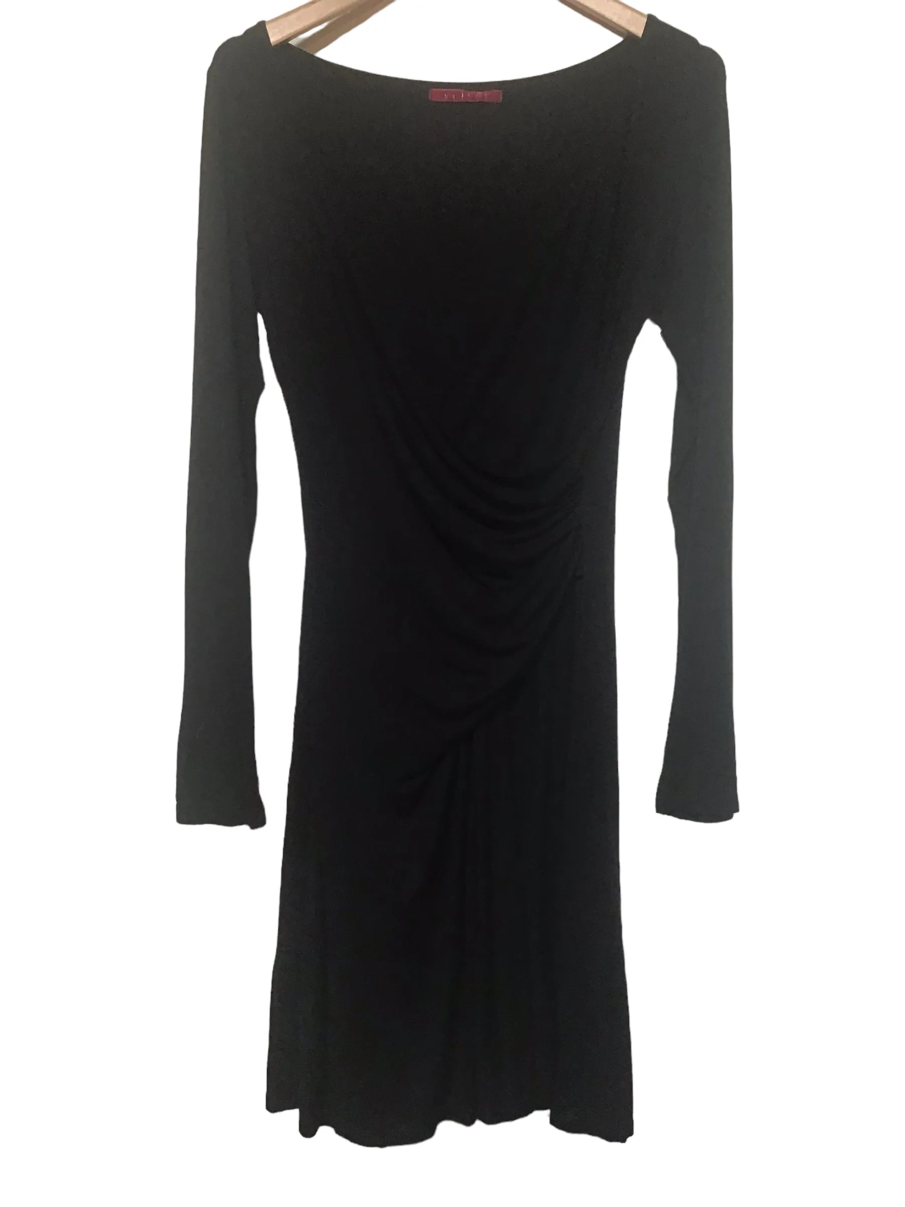 Velvet Long Sleeved Dress (Size S) Fall Comfort Sleek Flex