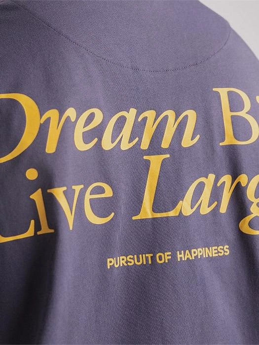 Ultimate Wear Larger Track Tee in Washed Navy