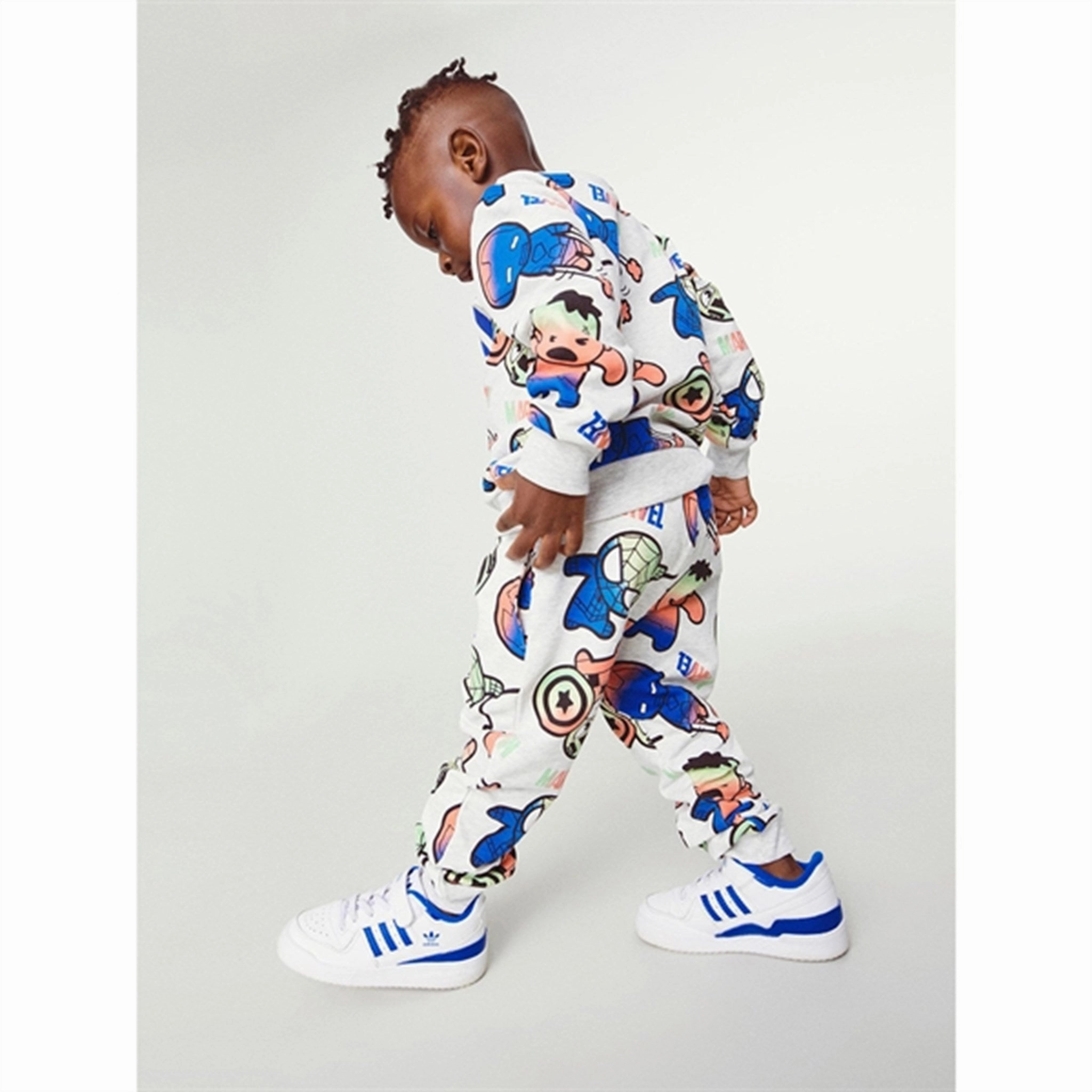 Name it Light Grey Melange Filup Marvel Sweatpants wallet