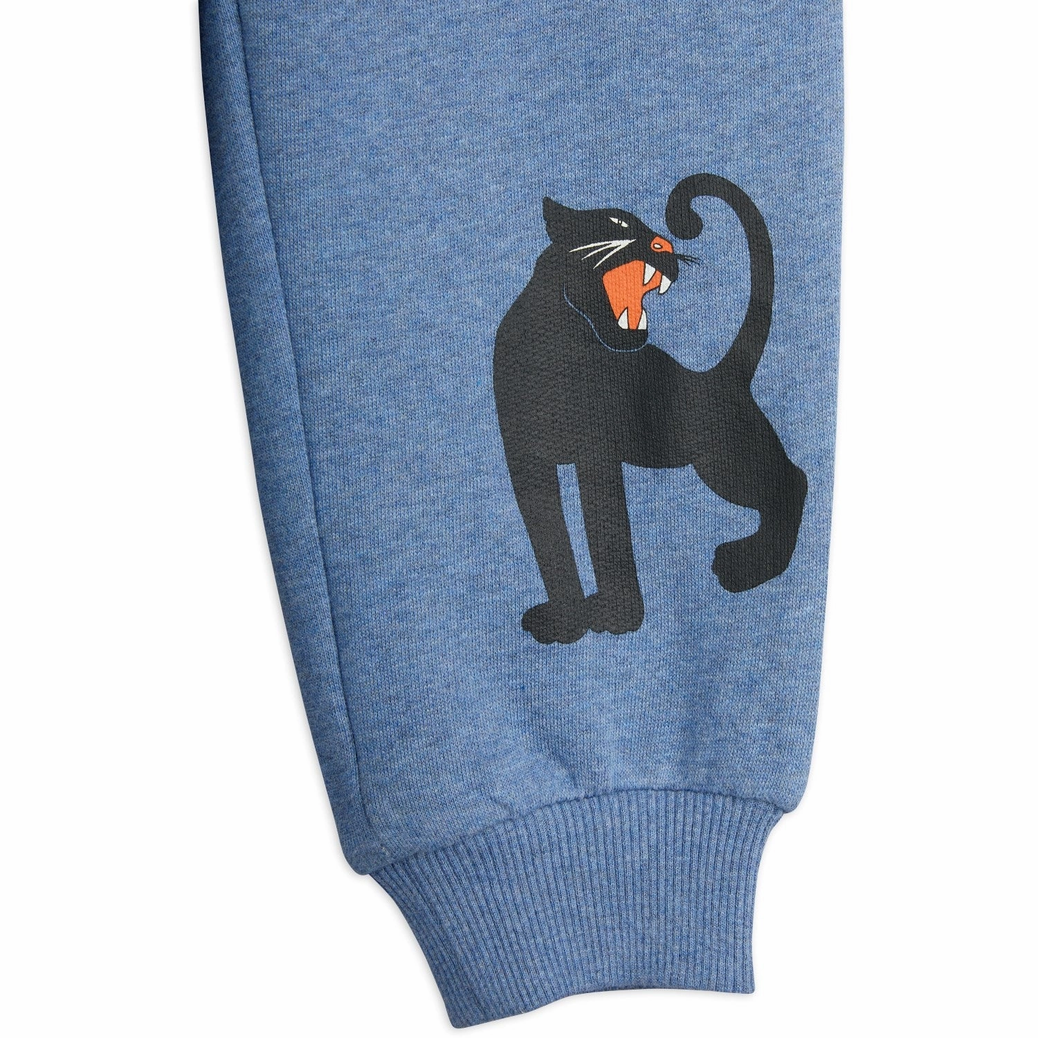 Mini Rodini Blue Panther Sp Melange Sweatpants Secure