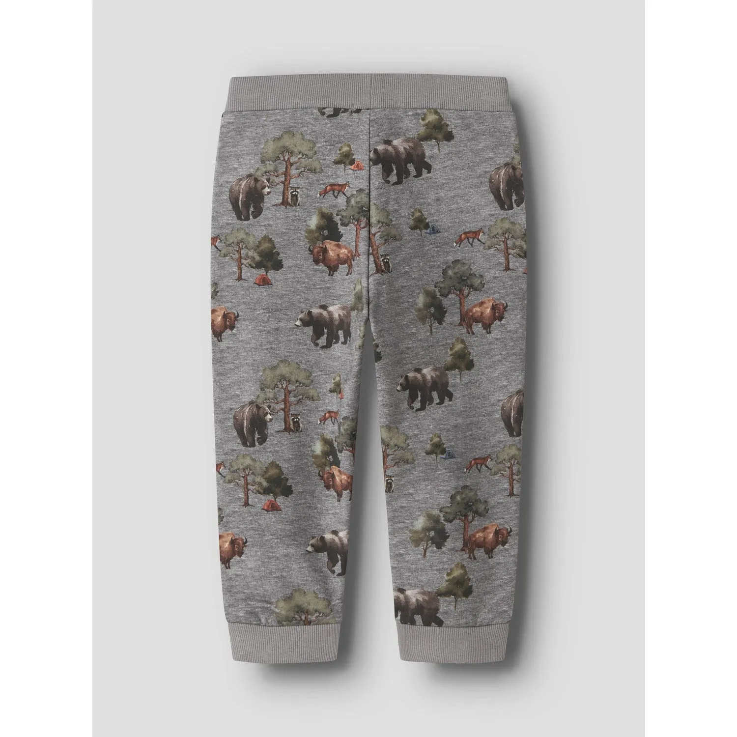 Name It Grey Melange Nmmolin Nreg Sweat Pants Bru Box Ventilated Back Panel