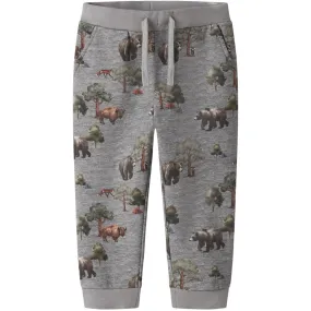 Thermoregulating Fabric Name It Grey Melange Nmmolin Nreg Sweat Pants Bru Box