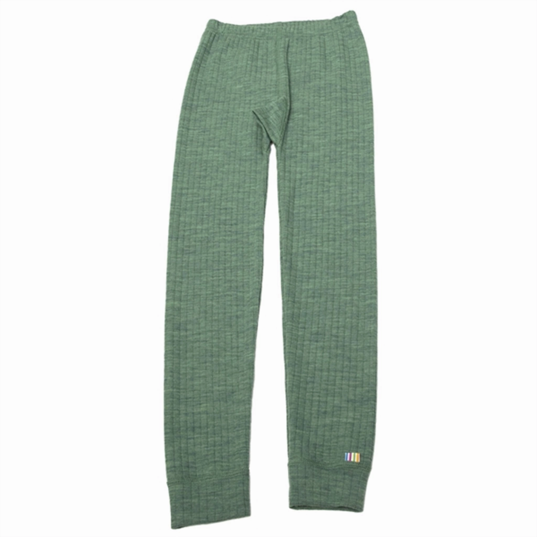 Soft touch finish Chill Mode Joha Wool Green Leggings Colourfull