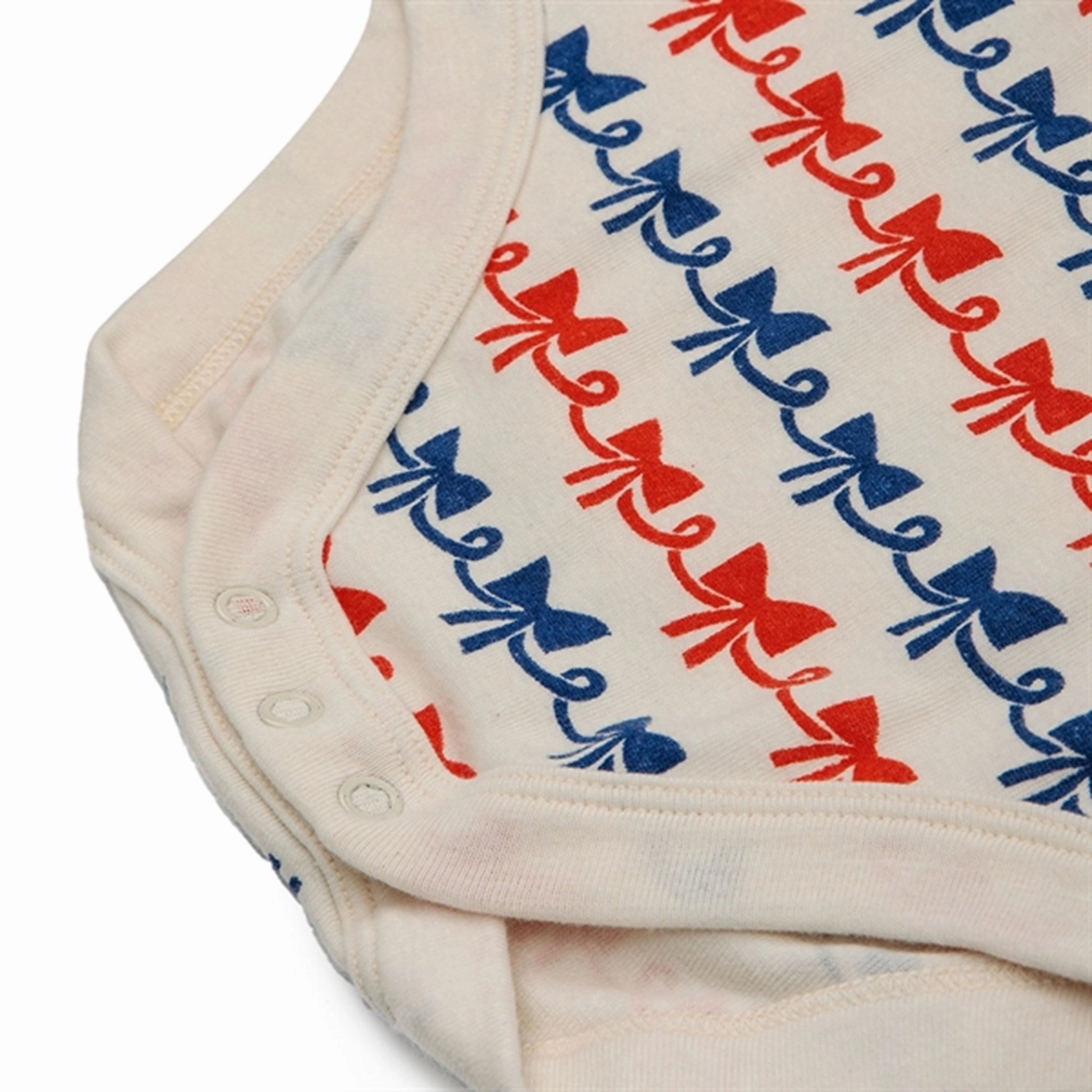 Music Yoga Bobo Choses Baby Ribbon Bow All Over Body Sleeveless Offwhite