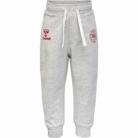 Hummel DBU VM 2022 Grey Melange Honor Mini Sweatpants HeatRegulating Fibers EcoFriendlyBlends